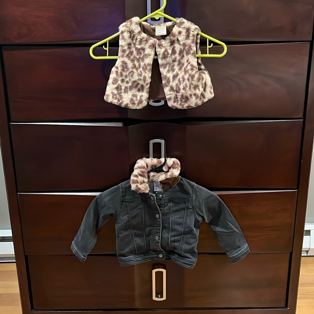 Vest and Jean jacket